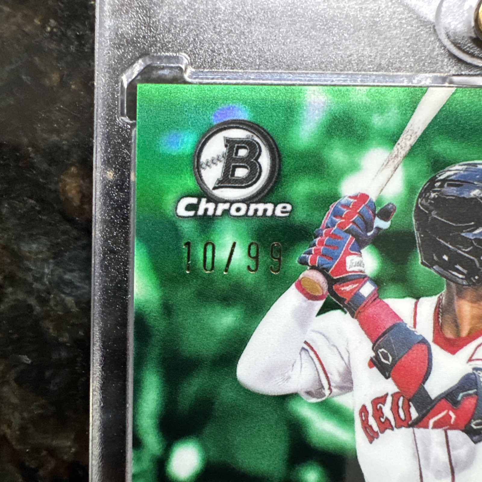 2025 Bowman Draft Franklin Arias Chrome Achromatic Auto Green Refractor #/99