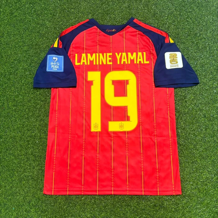 Lamine Yamal Spain World Cup 2026 Home Football Shirt