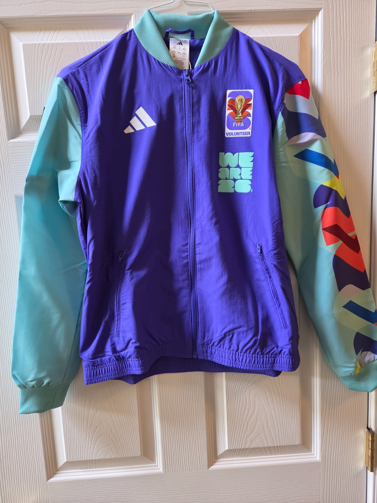 Adidas World Cup 2026 Women’s Medium Full Zip Jacket NEW