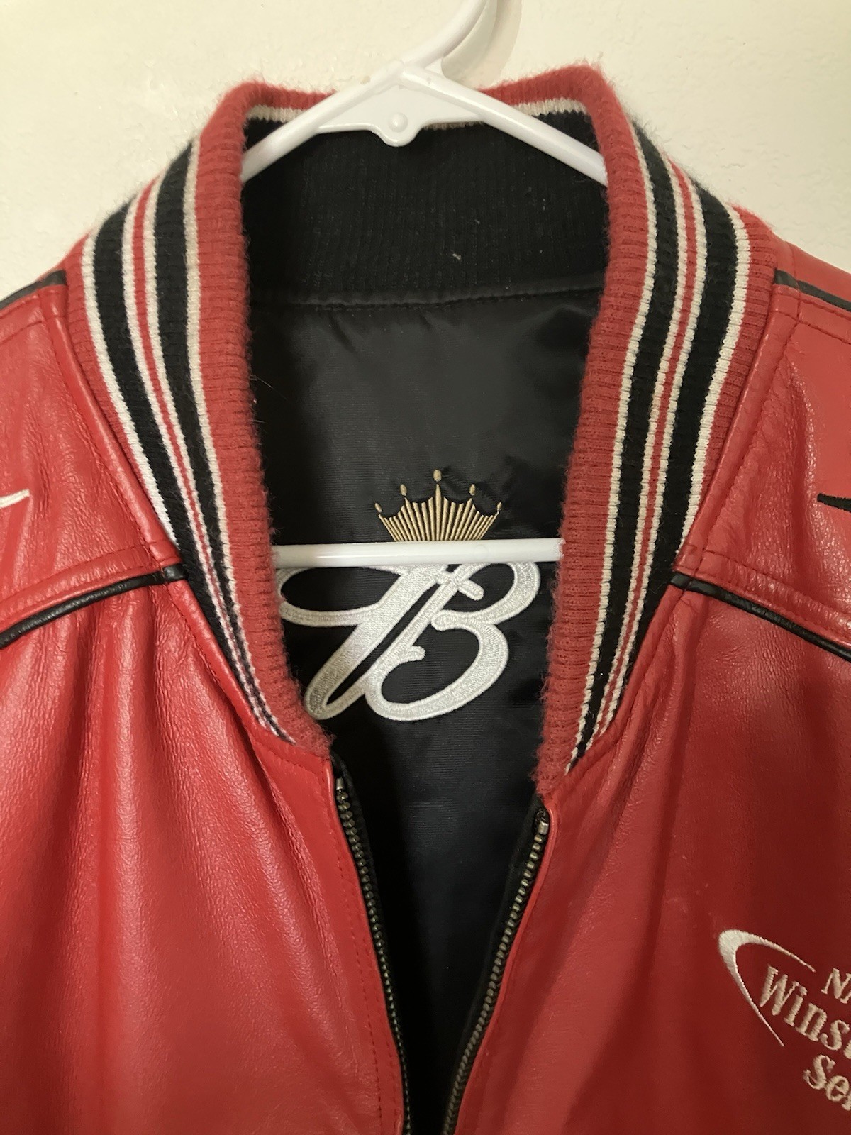 Wilsons Leather Chase Authentics Earnhardt Jr Budweiser Jacket Reversible