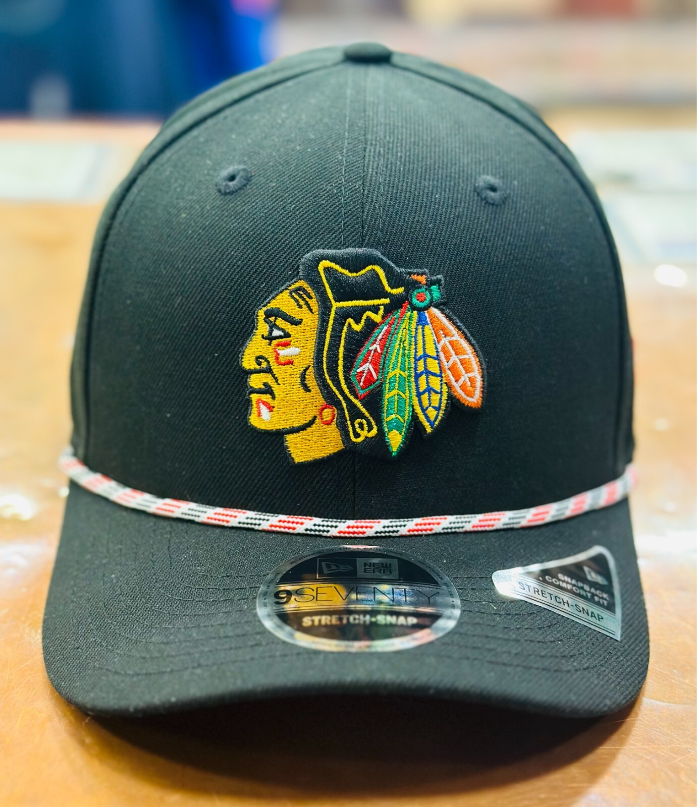 Chicago Blackhawks 2025 new era 9seventy Adjustable stretch snap rope-NWT