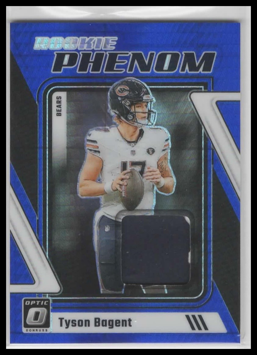 2023 Donruss Optic #RP-TBA Tyson Bagent Rookie Phenom Blue Hyper