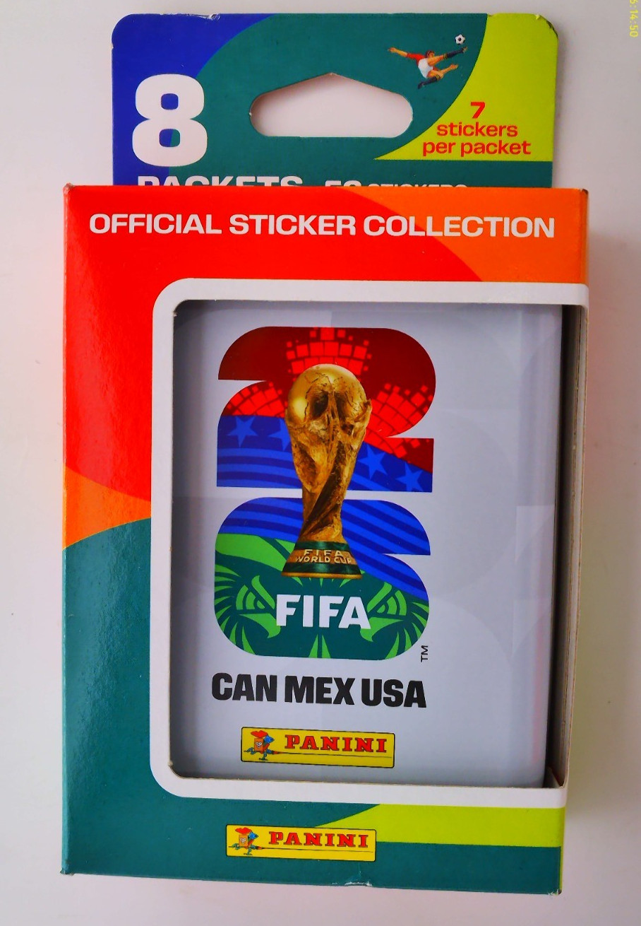 Panini FIFA Official World Cup 2026 Sticker collection Pocket Tins Choose design
