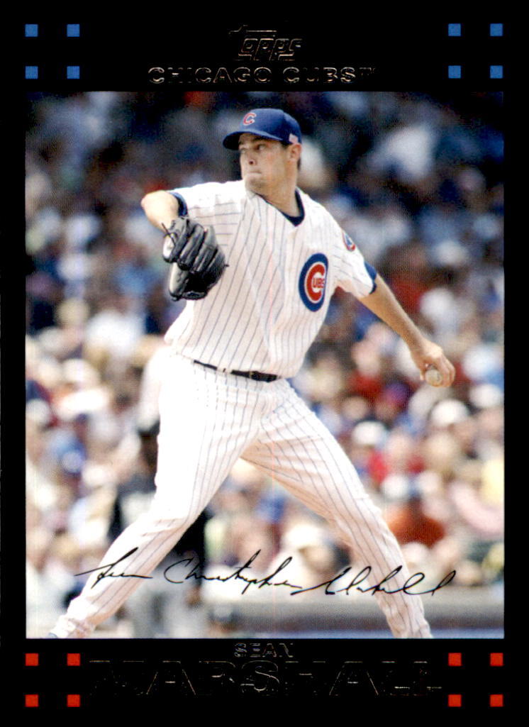 2007 Topps Updates & Highlights Red Back #UH138 Sean Marshall Chicago Cubs