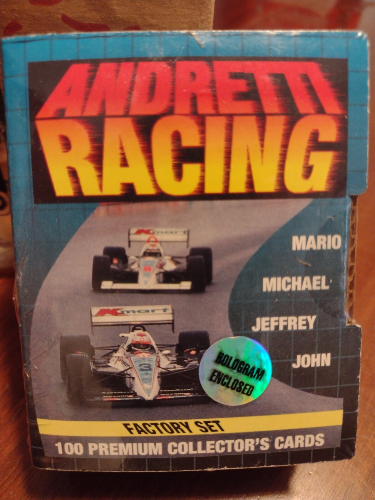 1992 ANDRETTI RACING 100 trading card Set Hologram Factory Sealed cac mario john