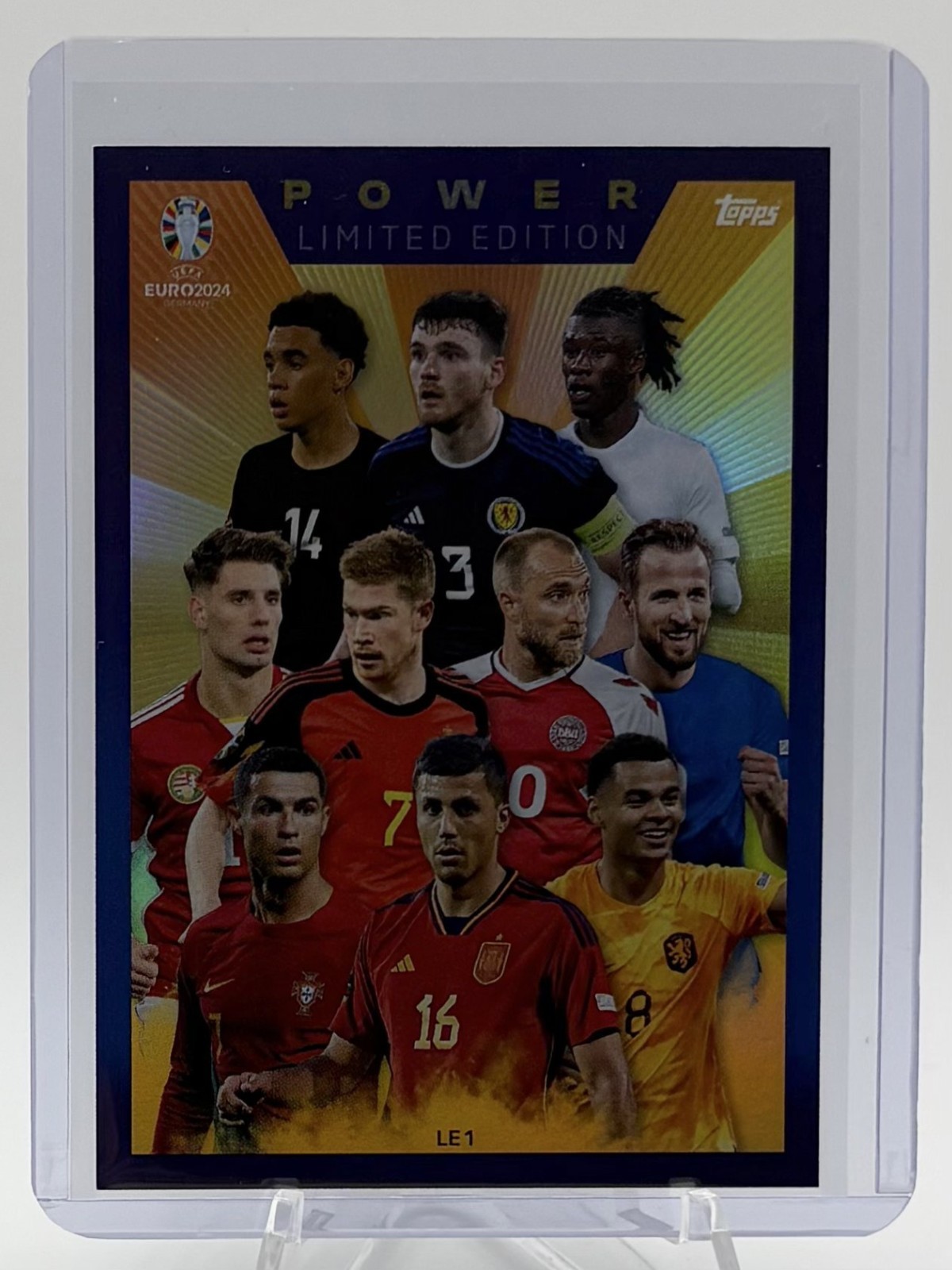 2024 Topps Match Attax UEFA EURO Power Limited Edition (Ronaldo, Kane, Musiala)