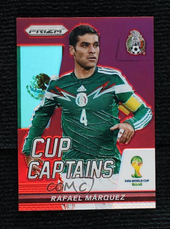 2014 Panini Prizm World Cup Captains Red Prizm 17/149 Rafael Marquez #24 0m1