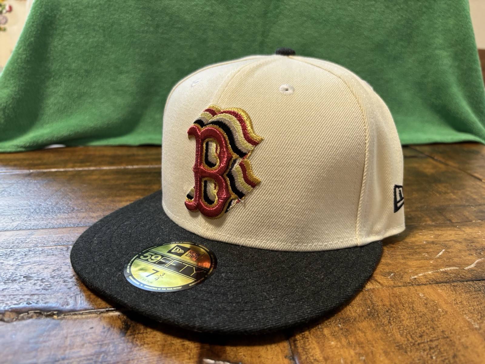 Boston Red Sox 99 ASG Cascading Logo Off White Heather Gray New Era Fitted 7 7/8