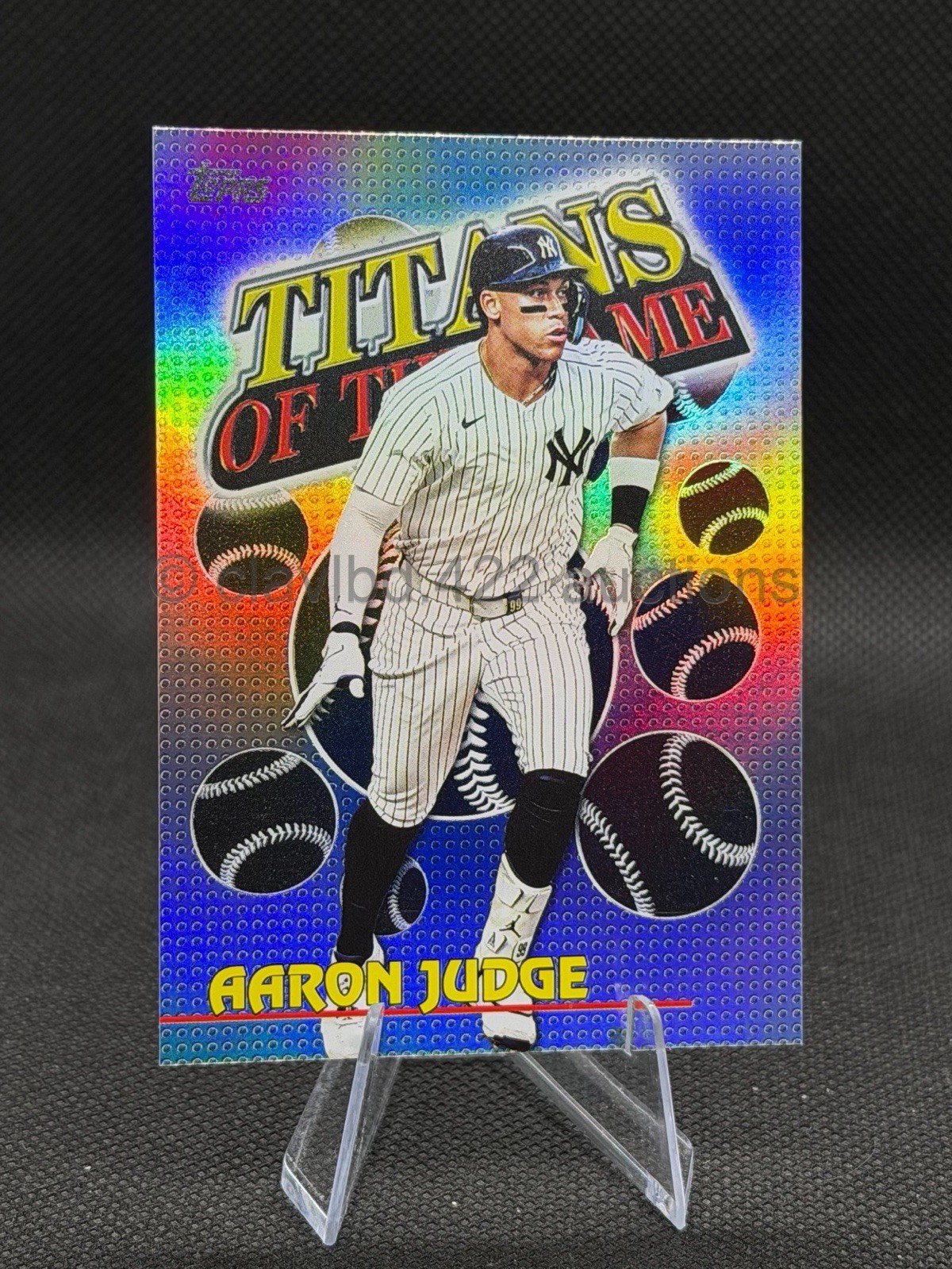 2026 TOPPS MLB – Aaron Judge Titans of the Game Insert #TOG-3 NY Yankees NYY