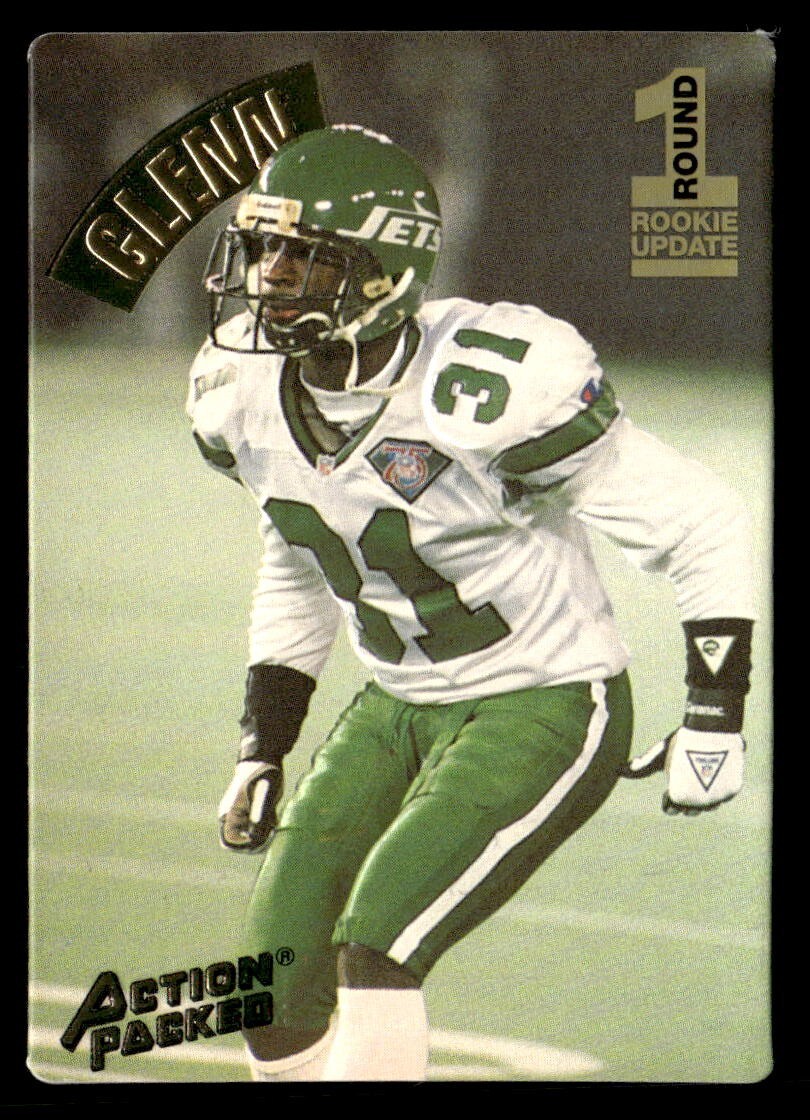 Aaron Glenn 1994 Action Packed Rookie Card #132 New York Jets