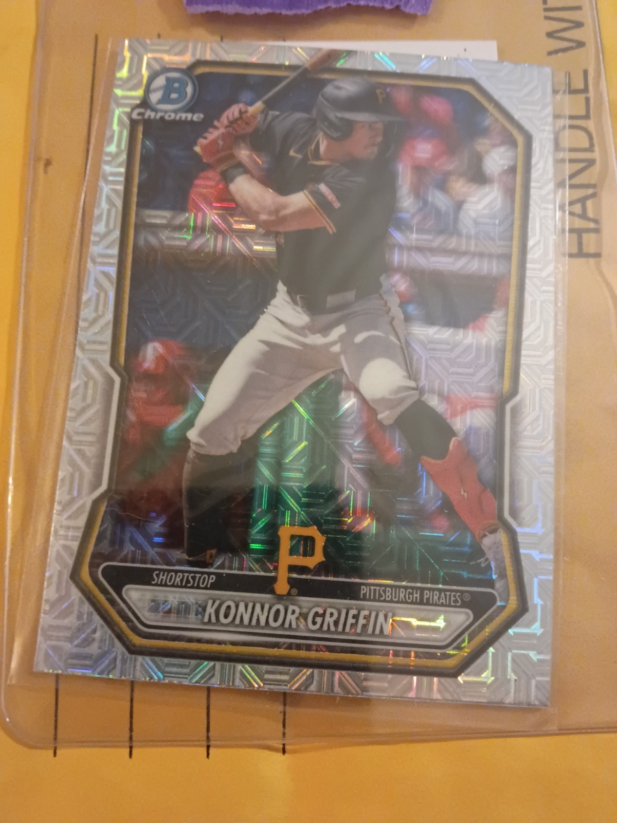 2026 Bowman #BCP-92 Konnor Griffin Chrome Prospects Mojo Refractor