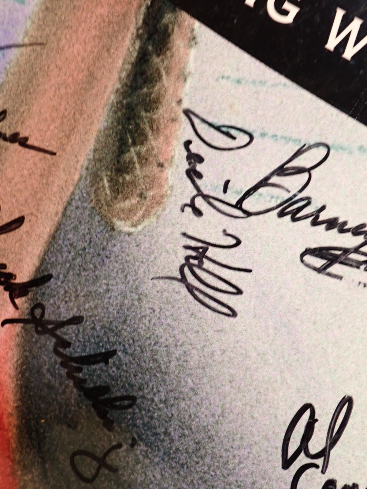 SWING WITH THE LEGENDS MLB MULTI PLAYER SIGNED AUTOGRAPH GOLF TOURNAMENT POSTER