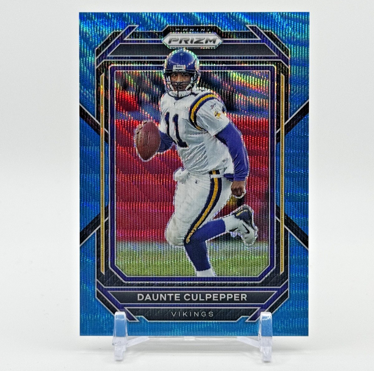 Daunte Culpepper 2022 Panini Prizm #195 Blue Wave Prizm /199 Vikings NM