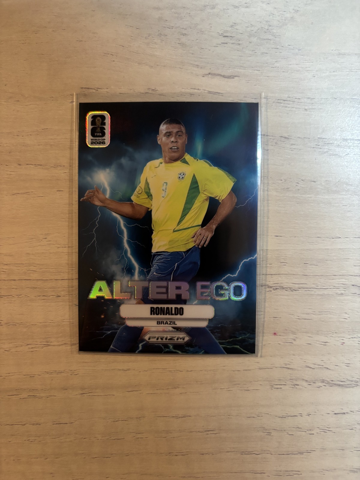 Ronaldo 2026 Panini Prizm FIFA World Cup Alter Ego #11 Case Hit SSP – Brazil