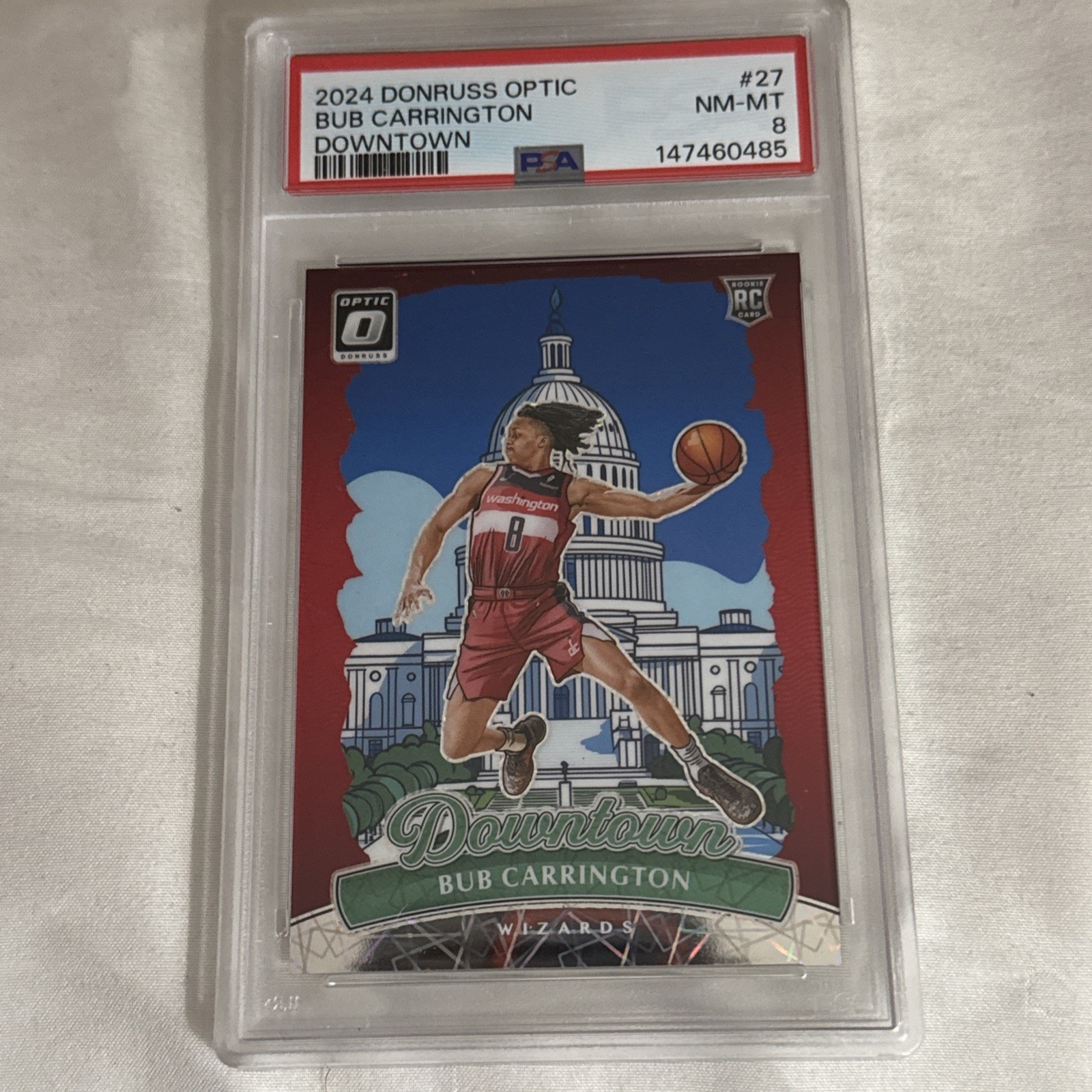 2024-25 Panini Donruss Optic – Downtown Bub Carrington #27 (RC)