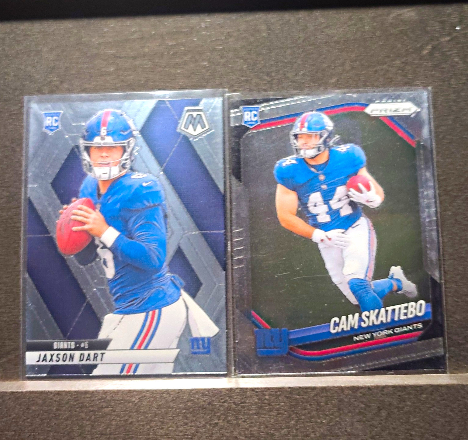 2025 Panini Mosaic/Prizm NFL RC Jaxson Dart #362 Cam Skattebo #363 Lot