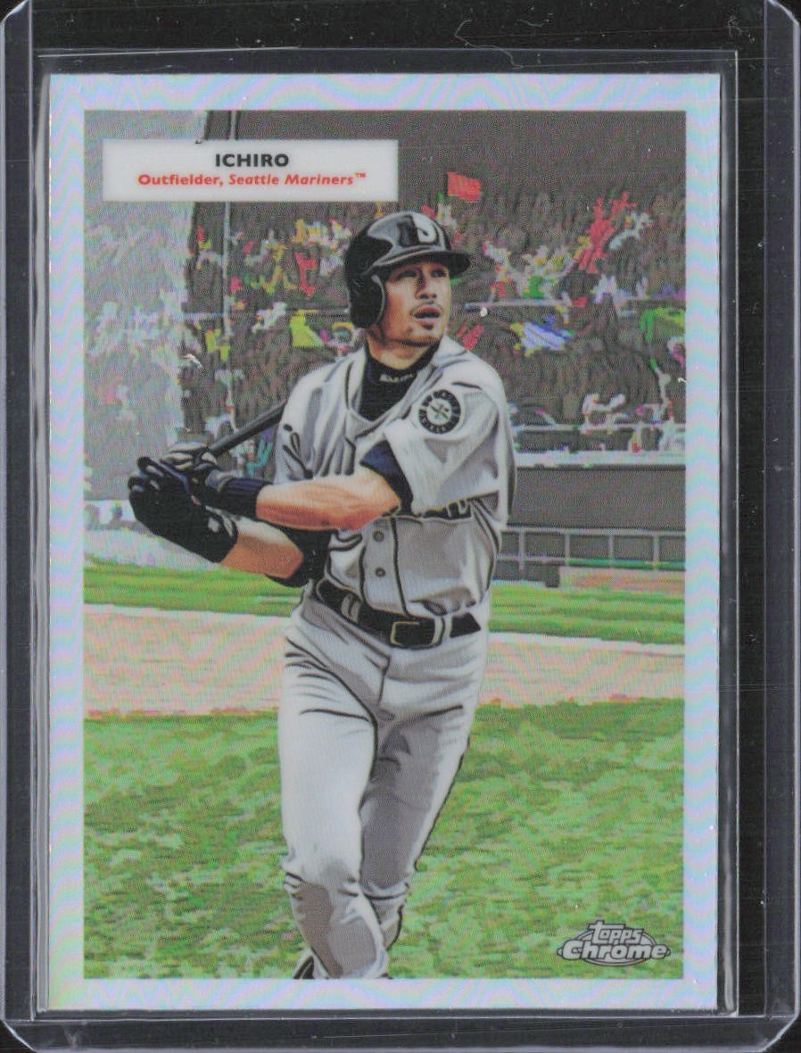 2025 Topps Chrome Platinum Anniversary Ichiro / Griffey Jr. 55DH-8