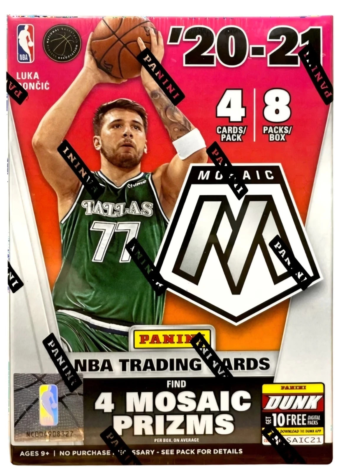 2020-21 Panini Mosaic NBA Basketball Factory Sealed Blaster Box