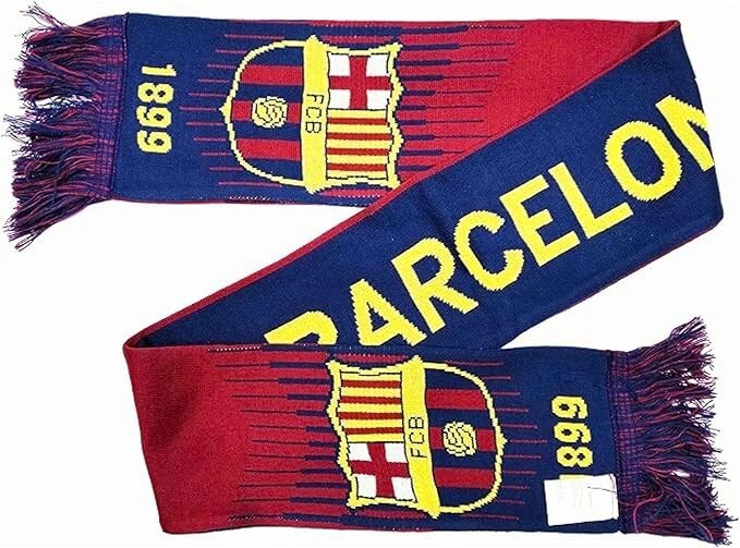 Official Licensed FC Barcelona Scarf – Icon Sports Football Fan Scarf