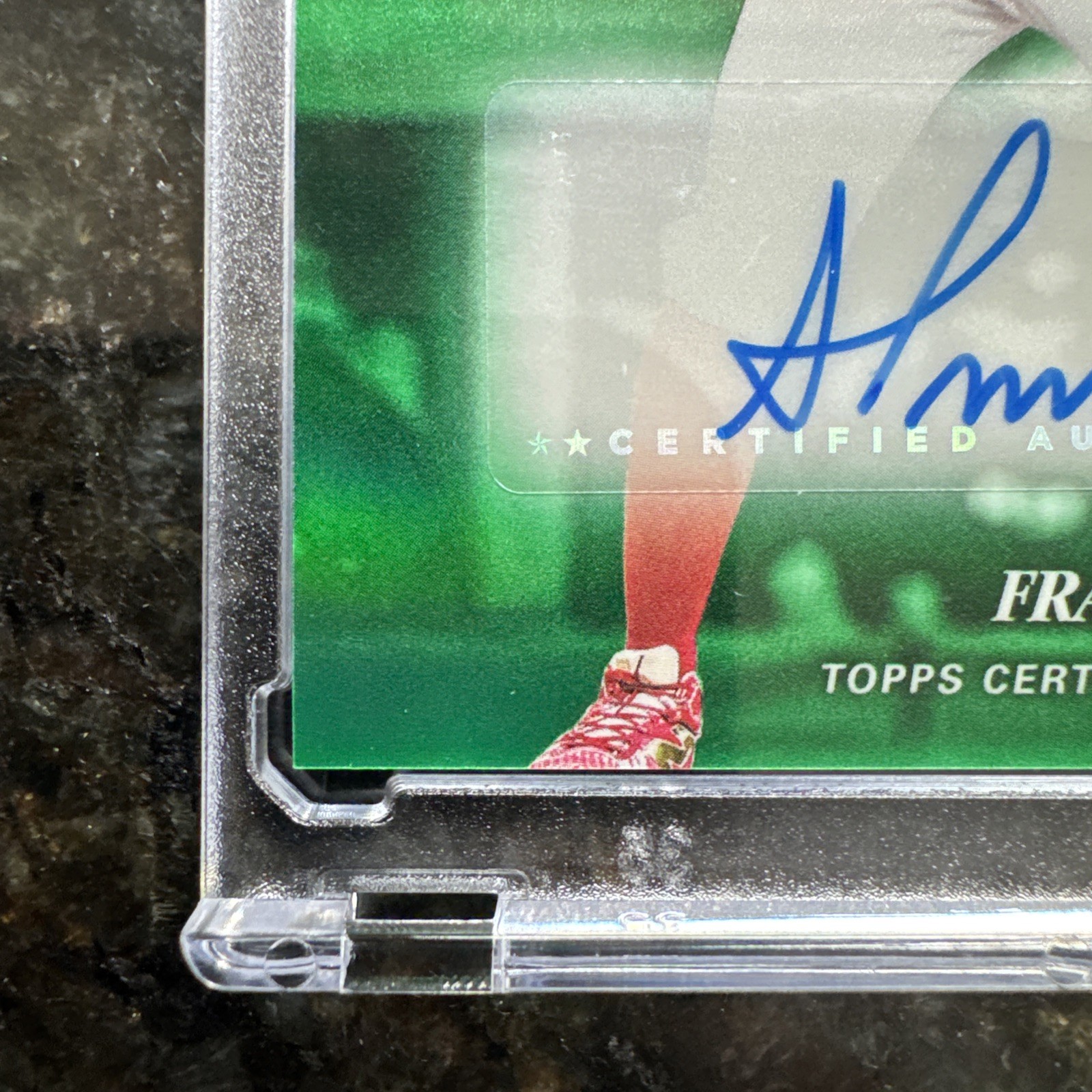 2025 Bowman Draft Franklin Arias Chrome Achromatic Auto Green Refractor #/99