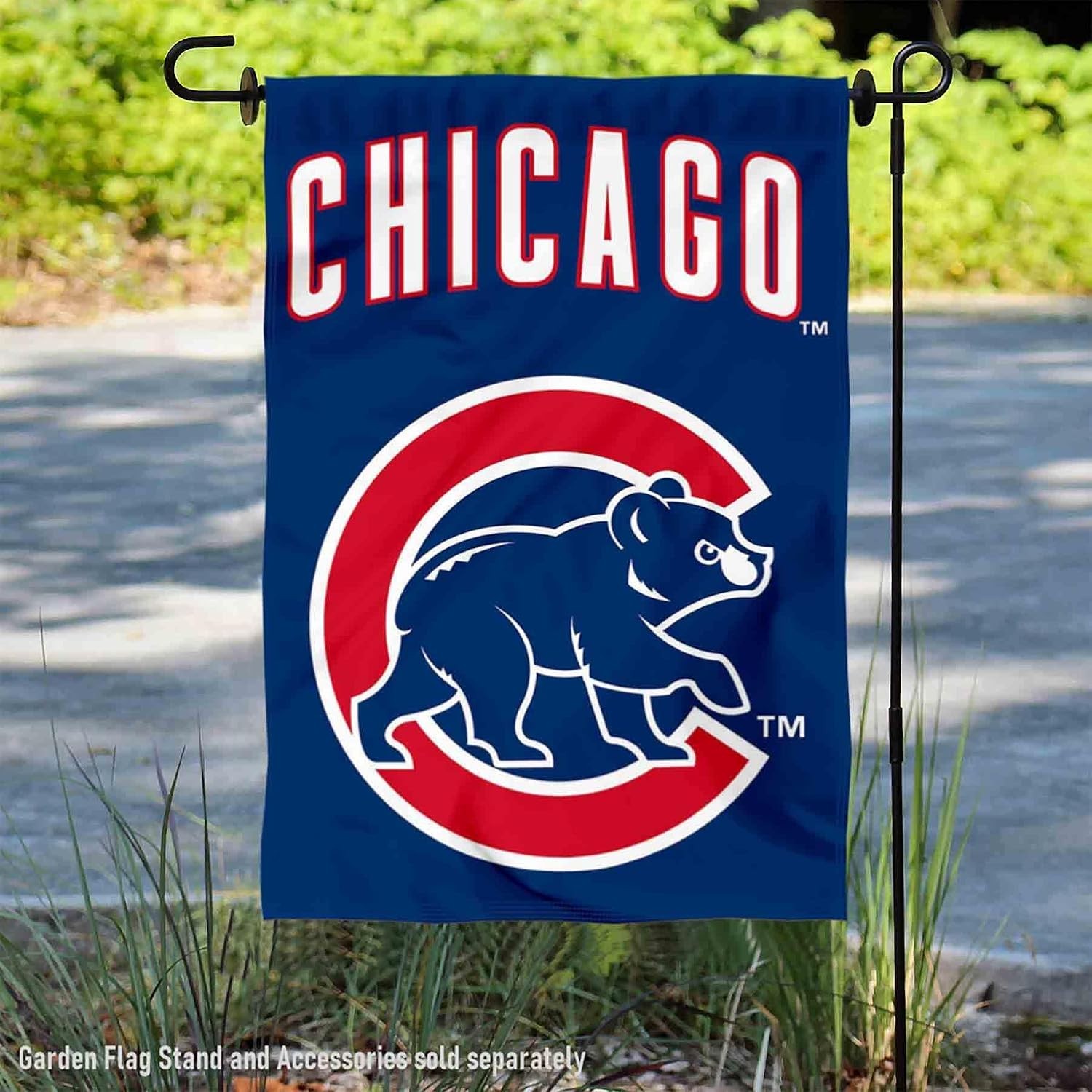 18×12.5 Chicago Cubs Double-Sided Garden Flag – Ideal for Home & Garden Decor