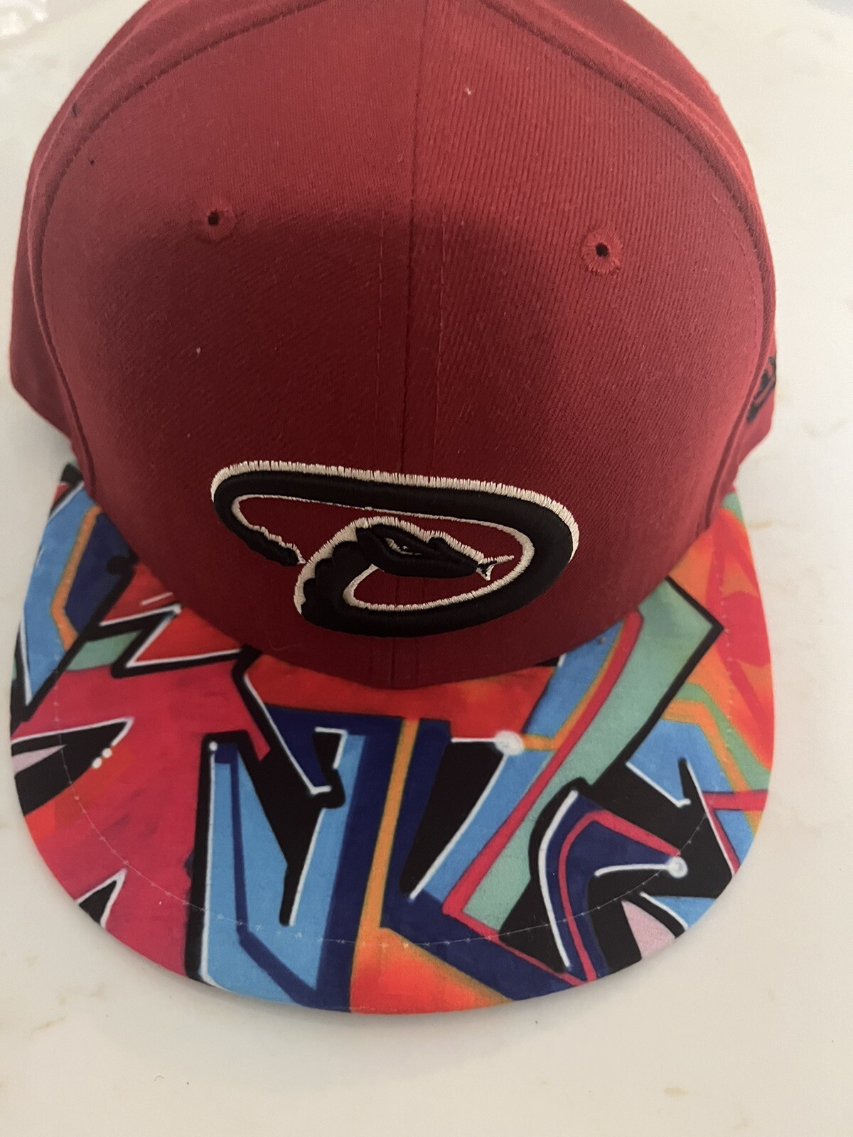 Arizona Diamondbacks 5950 59fifty Graffiti Fitted MLB Fashion Cap Hat 7 3/8