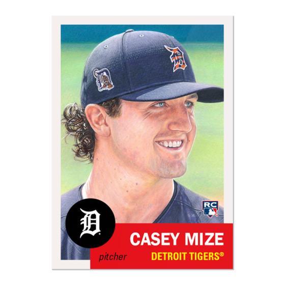 CASEY MIZE RC – 2021 Topps MLB LIVING Set #478 – DETROIT TIGERS