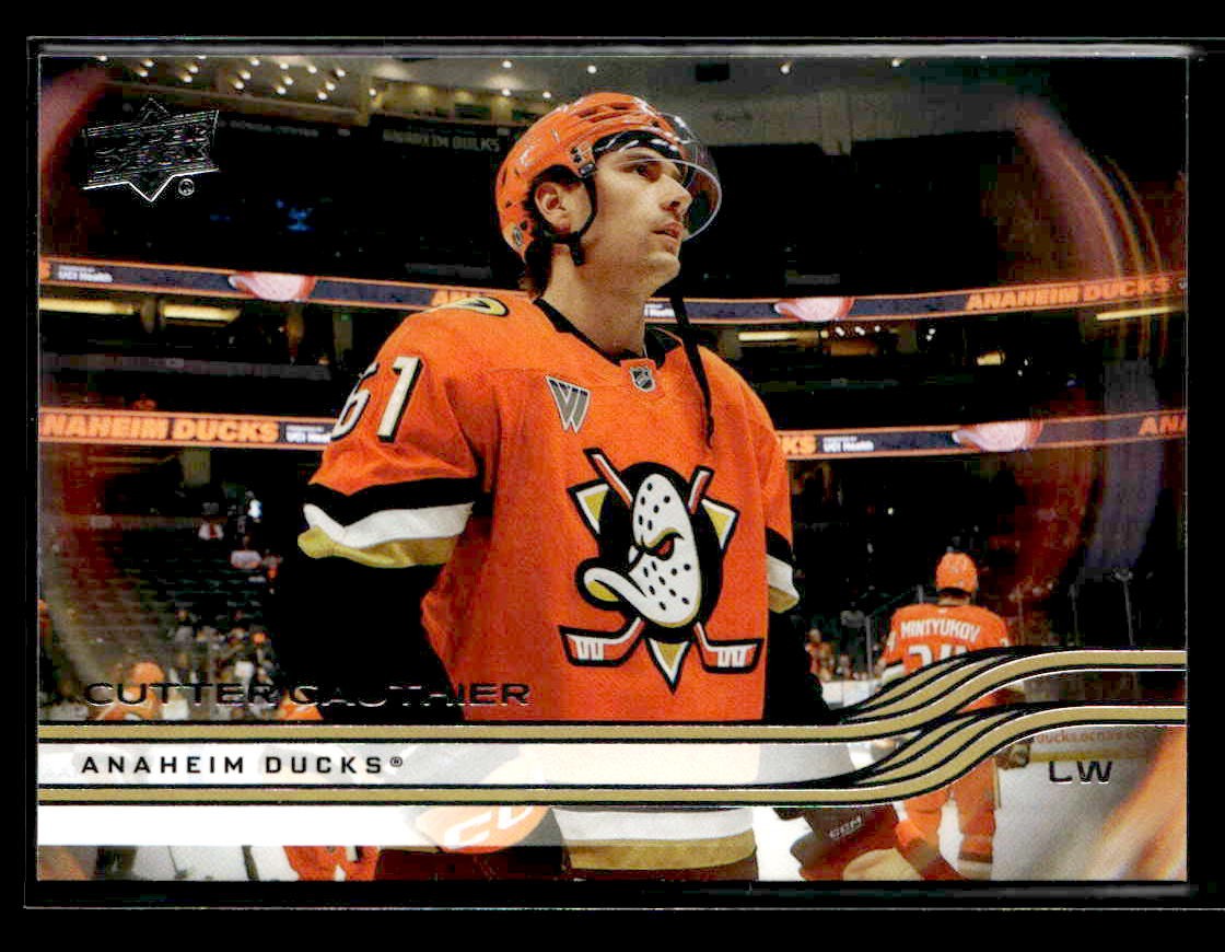 2025-26 Upper Deck – – #252 Cutter Gauthier – Anaheim Ducks