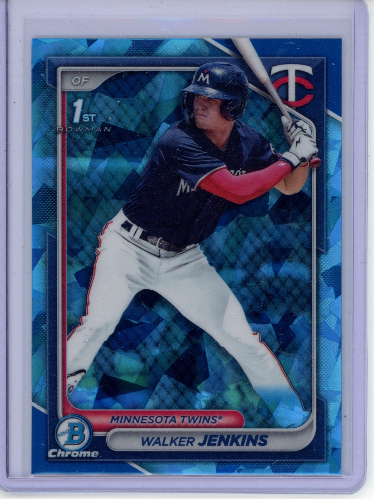 2024 Bowman Sapphire Edition – Chrome Prospects Walker Jenkins #BCP-43 (RC)