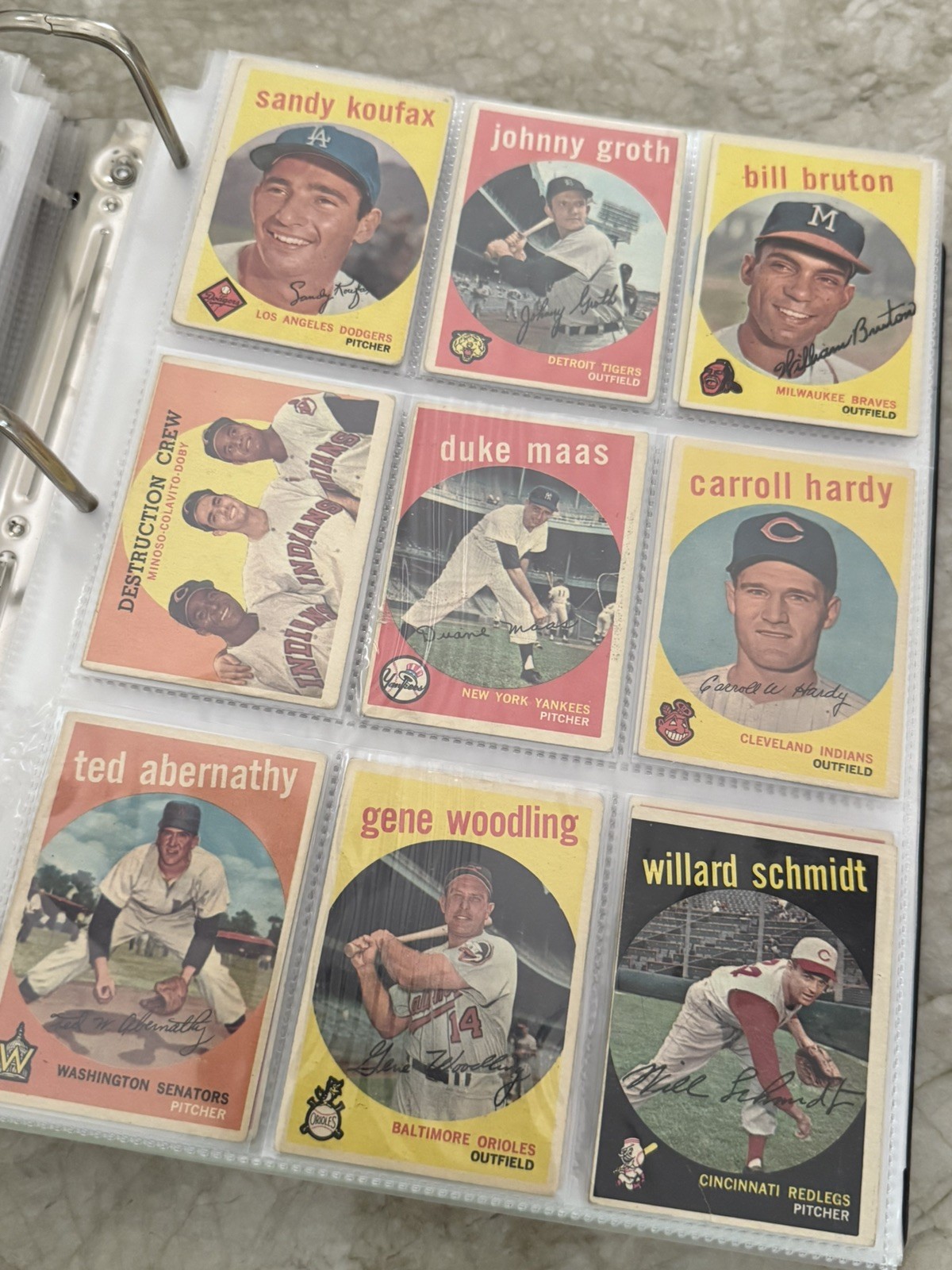 1959 Topps Baseball Complete Set 572 cards