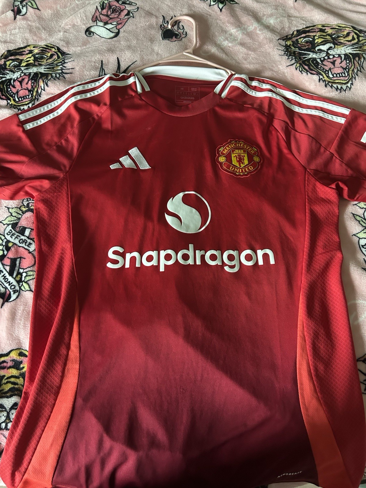Adidas Men Manchester United 24/25 Home Kit Size M Garnacho