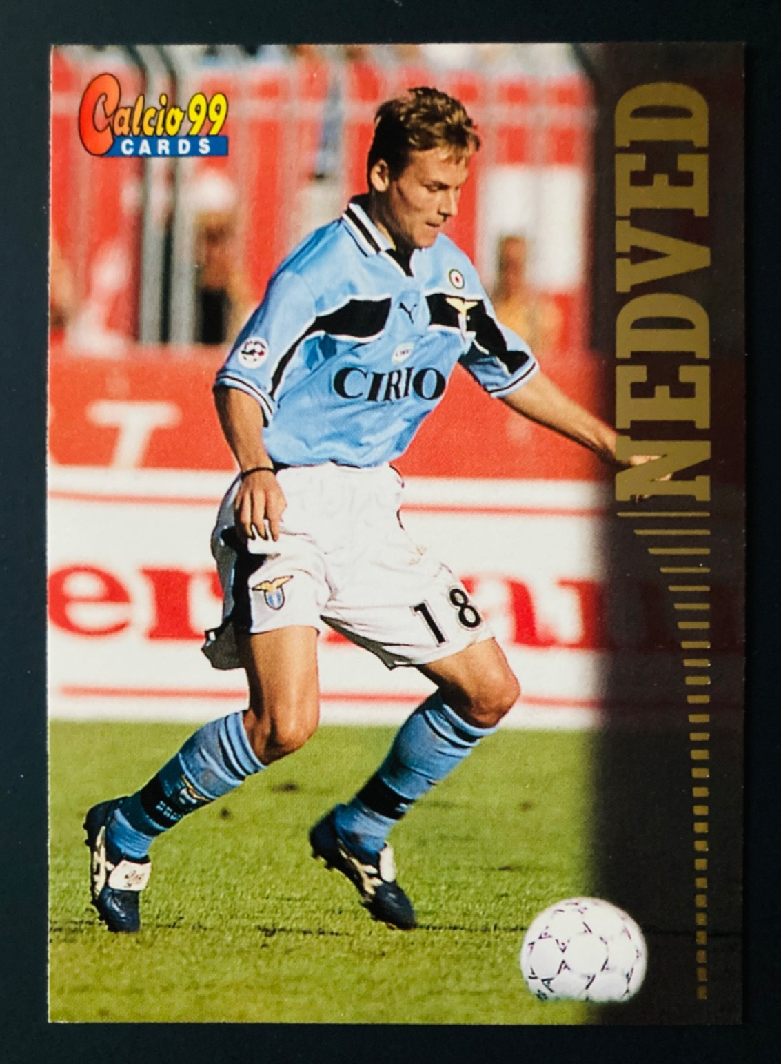 1998-99 Panini Calcio Cards 1999 # 52 Pavel Nedved Lazio card Czech Republic