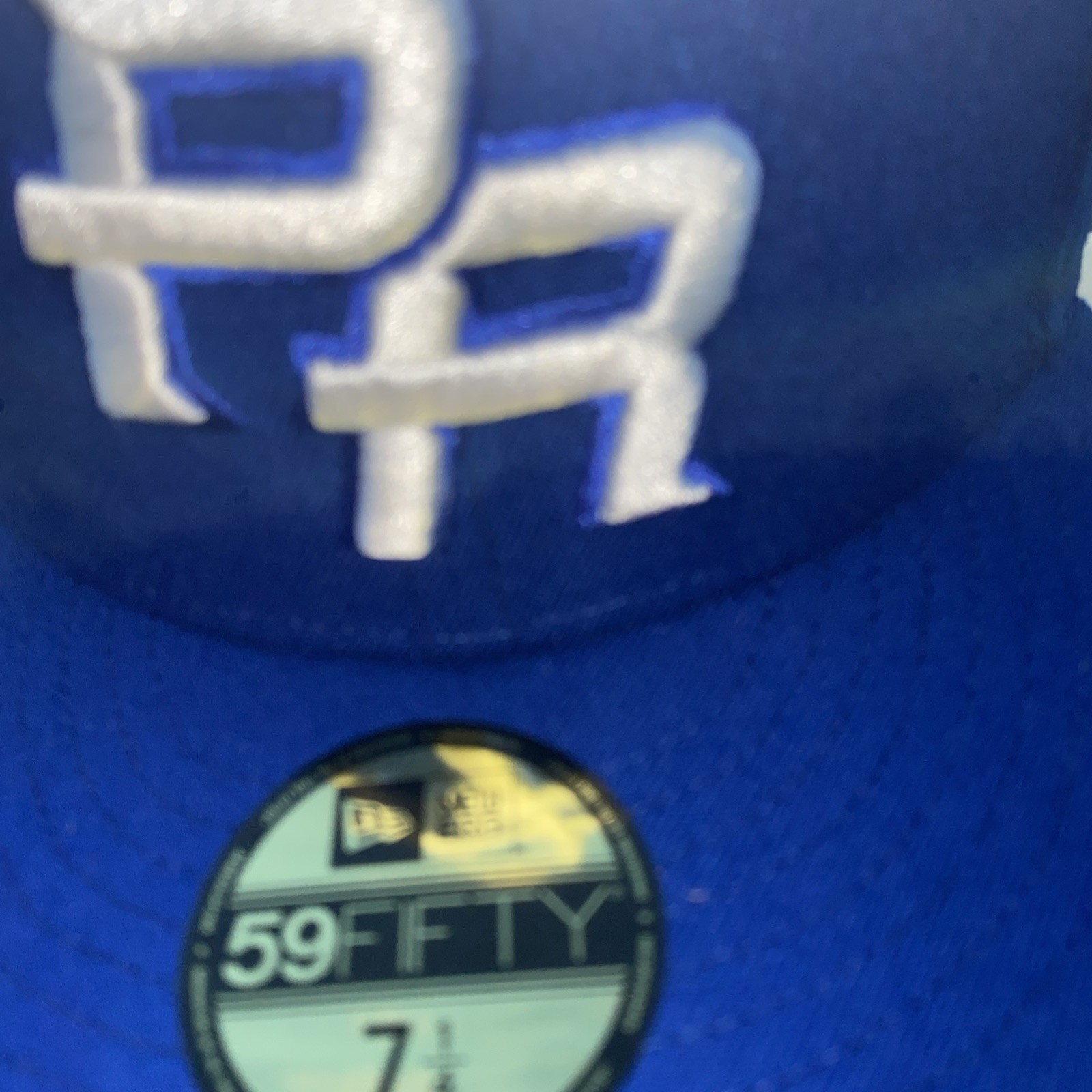 NEW-PUERTO RICO 59FIFTY FITTED HAT SIZE 7 1/4 WORLD BASEBALL CLASSIC BLUE