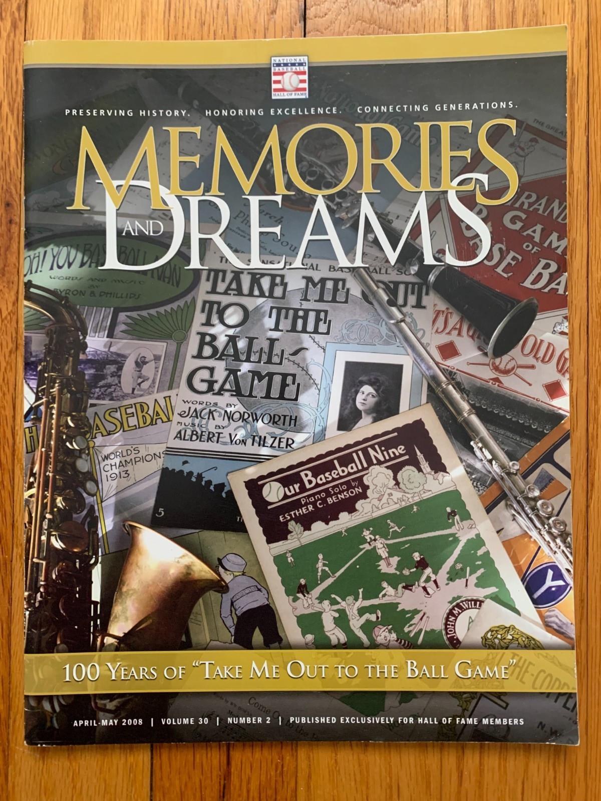 Baseball Hall of Fame Memories and Dreams Magazines, Programs, Newsletter