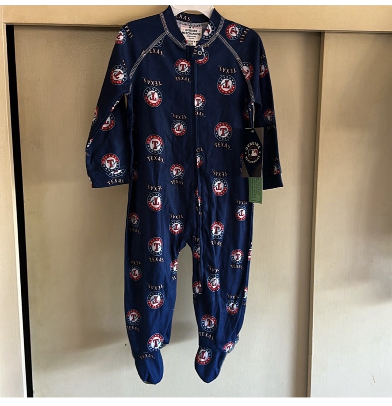 Genuine Merchandise Texas Rangers MLB Unisex Children’s Pajamas Blue