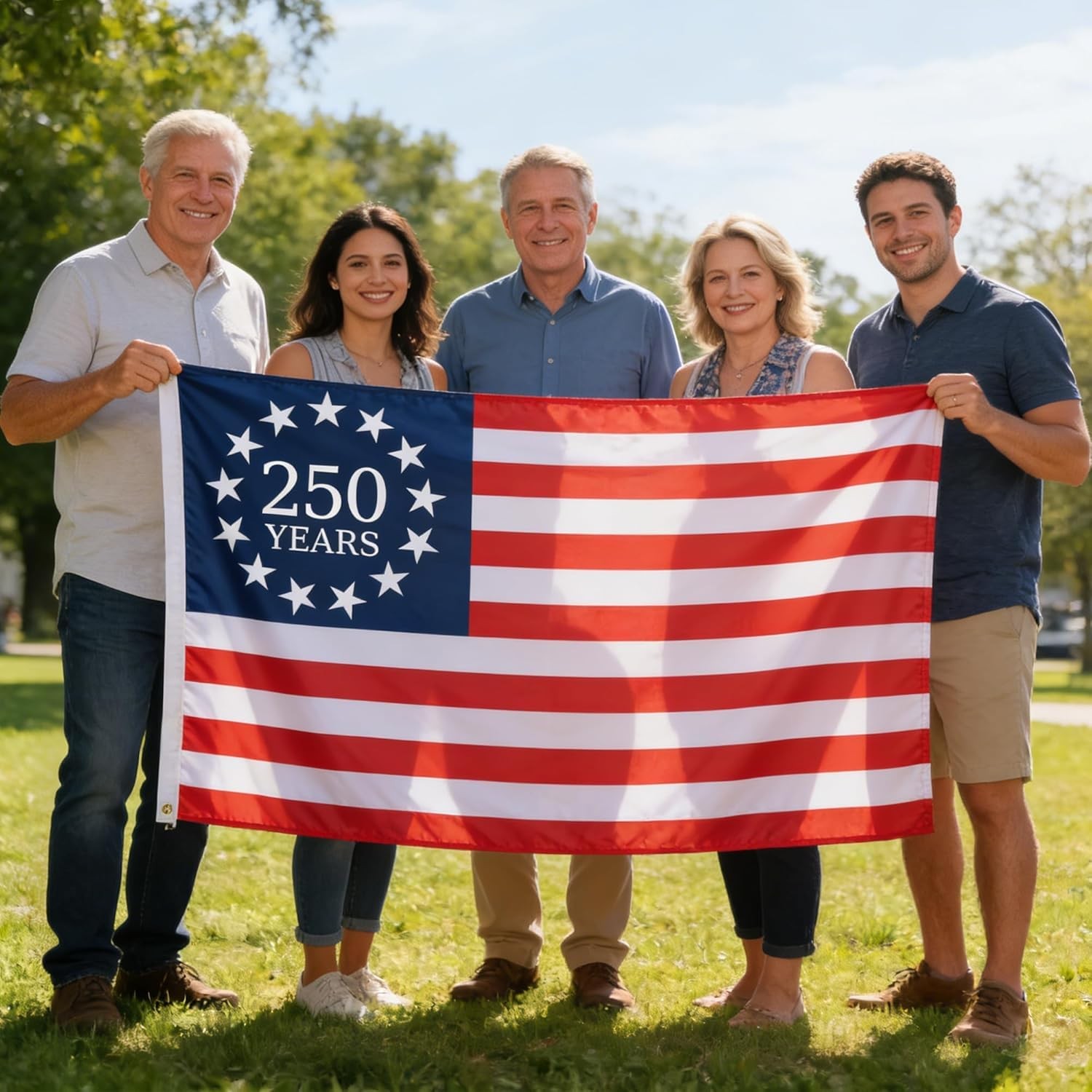 250 Year Betsy Ross American Anniversary USA Flag 3×5 Outdoor 250th flag