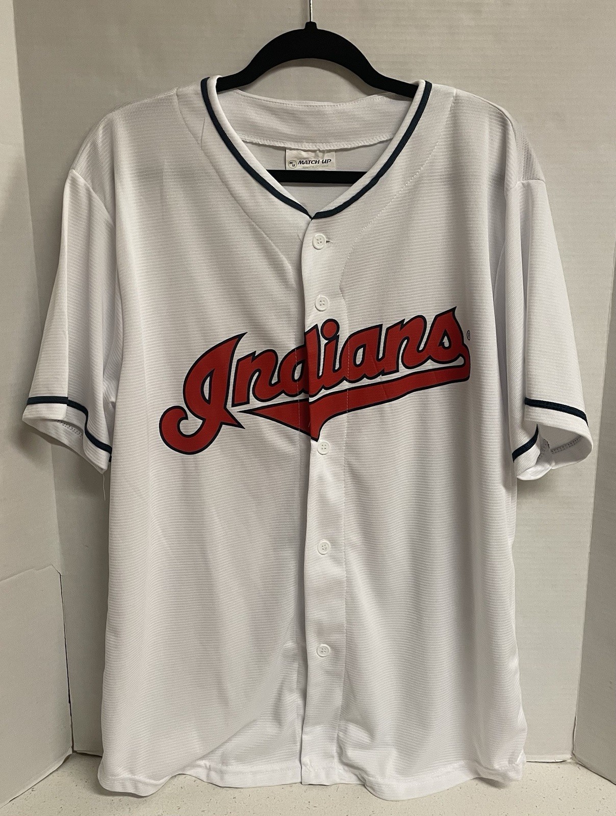 Cleveland Indians Jose Ramirez White Match Up Jersey Size XL #11 MLB Baseball