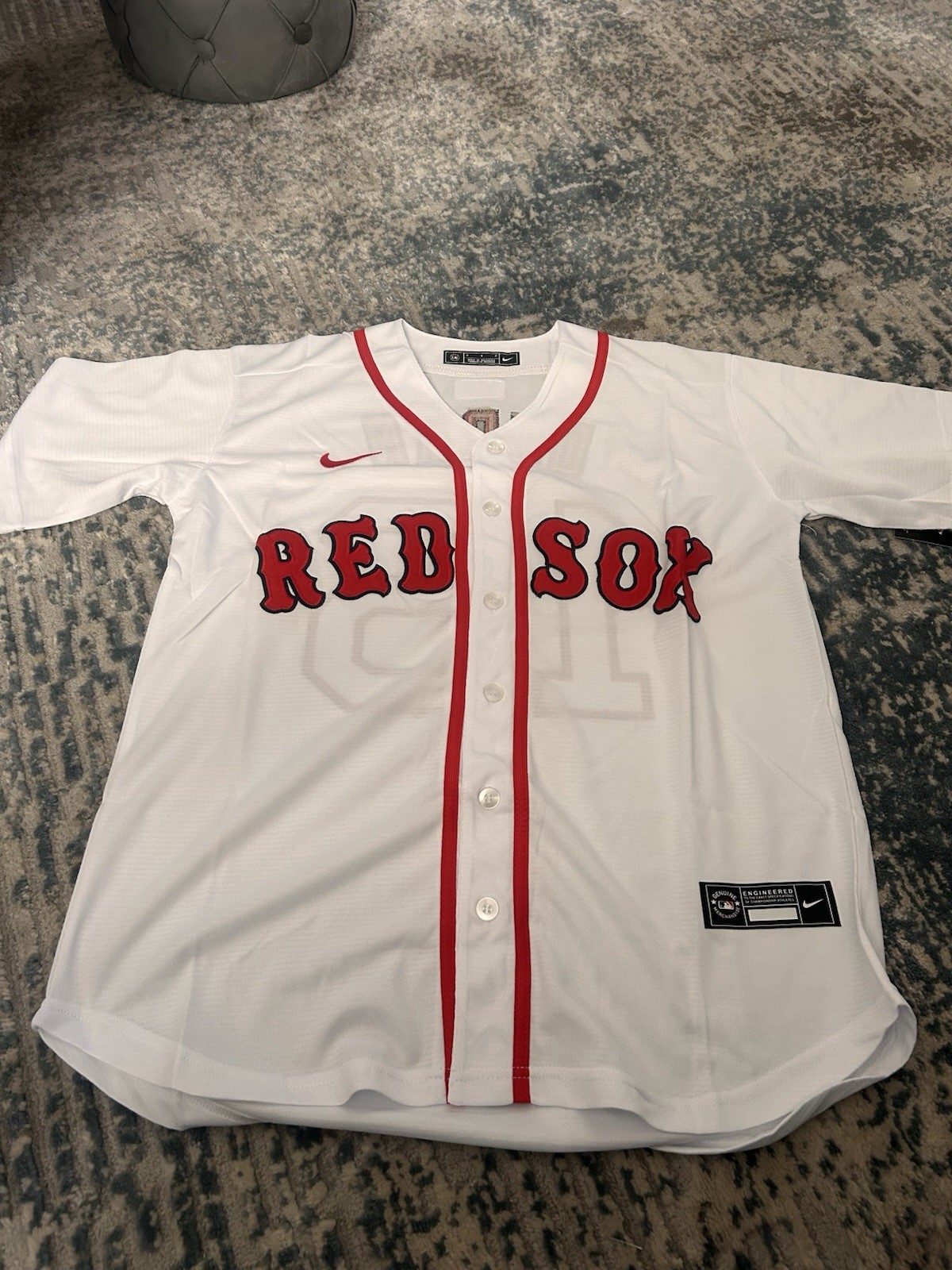 Jarren Duran Adult Home Red Sox Jersey Size Small