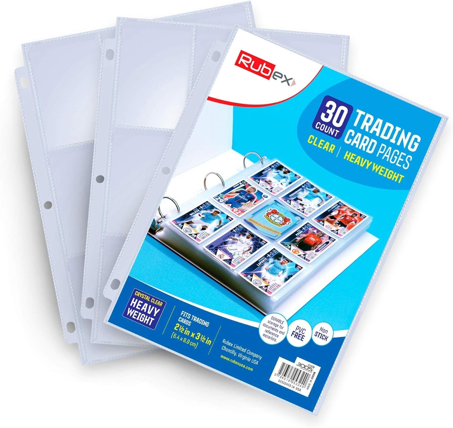 540 Pockets Card Sleeves Binder Sheets Baseball Card Sleeves Pages for 3 Ring…