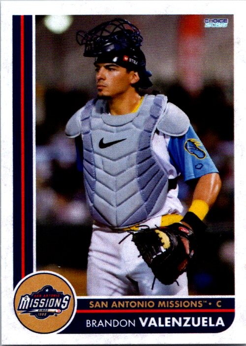 Brandon Valenzuela 2025 Choice San Antonio Missions #26 San Antonio Missions