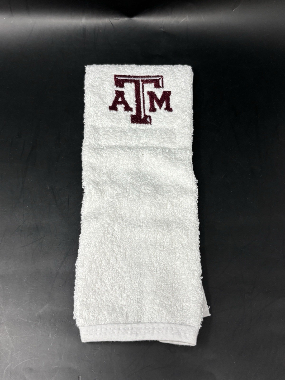 Texas A&M Aggies College Football QB Game Towel White Cotton New