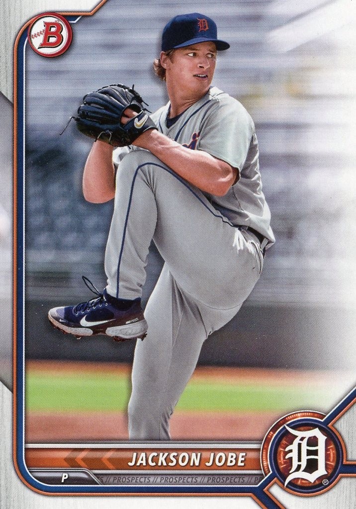 2022 Bowman Draft DETROIT TIGERS Team Set (4 cards)