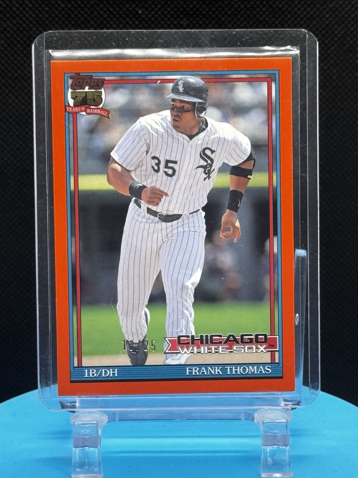 2026 Topps Series 1 Frank Thomas Topps 1991 Insert True Orange 13/25