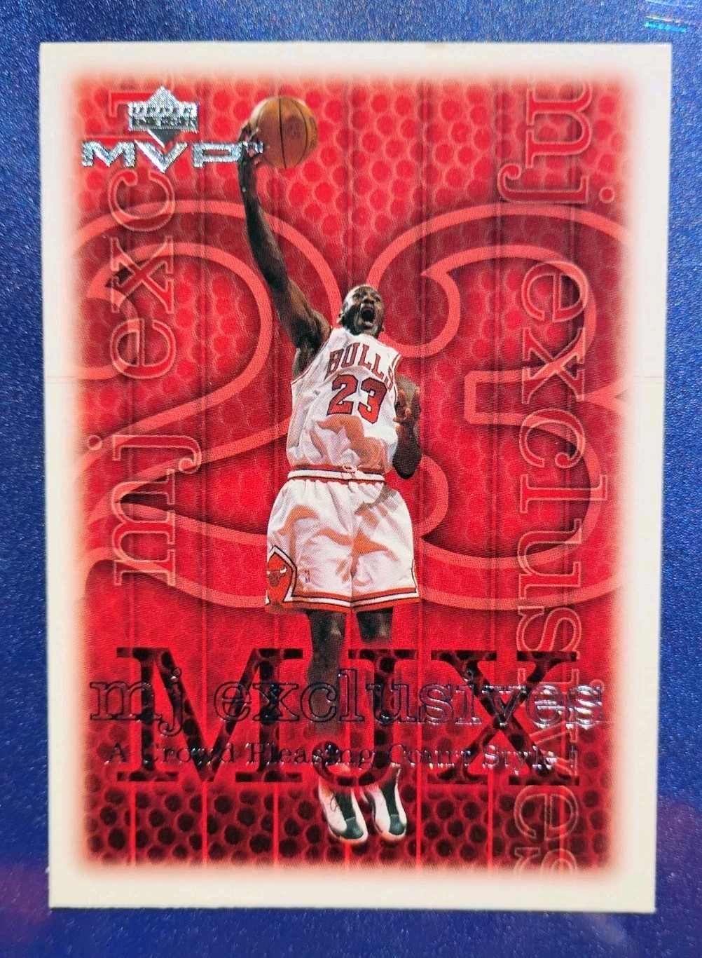 1999-00 Upper Deck MVP Michael Jordan MJ EXCLUSIVES Complete Set of 30 179-208.