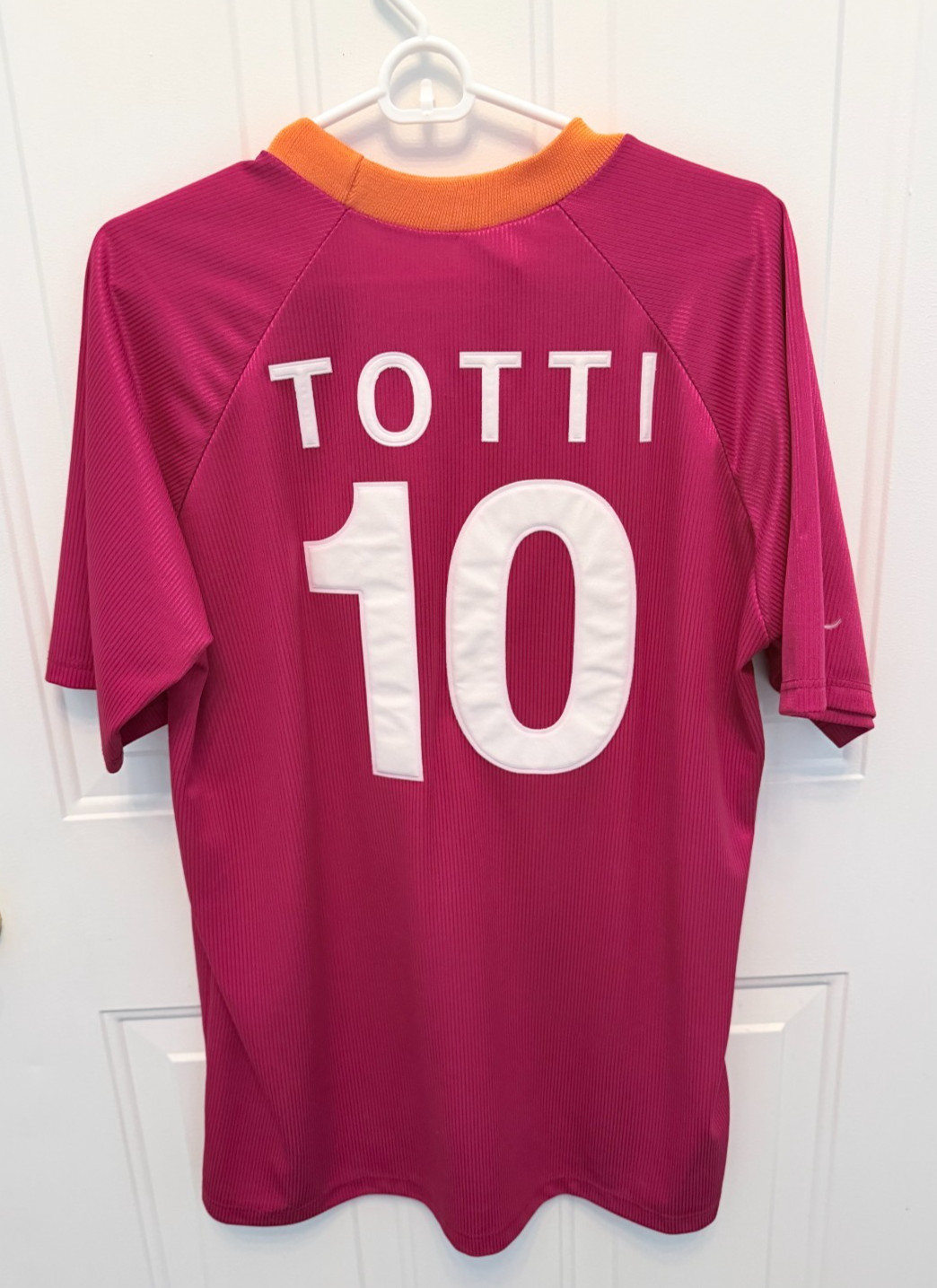 Roma Totti Jersey #10 – Size XL Men’s-Mazda-Made in Italy All STITCHED-Letters!