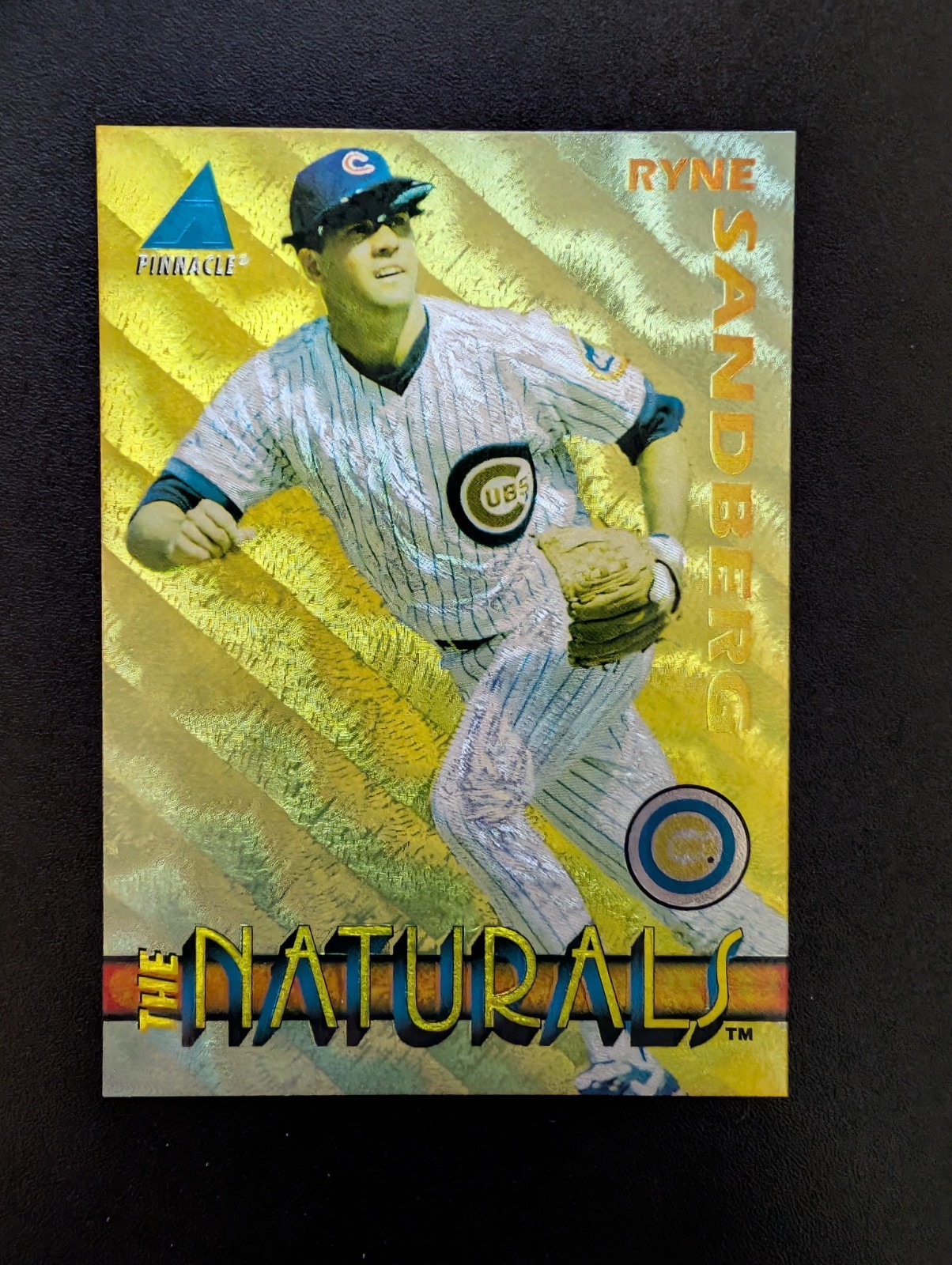 Ryne Sandberg 1994 Pinnacle The Naturals #14 Chicago Cubs (008)