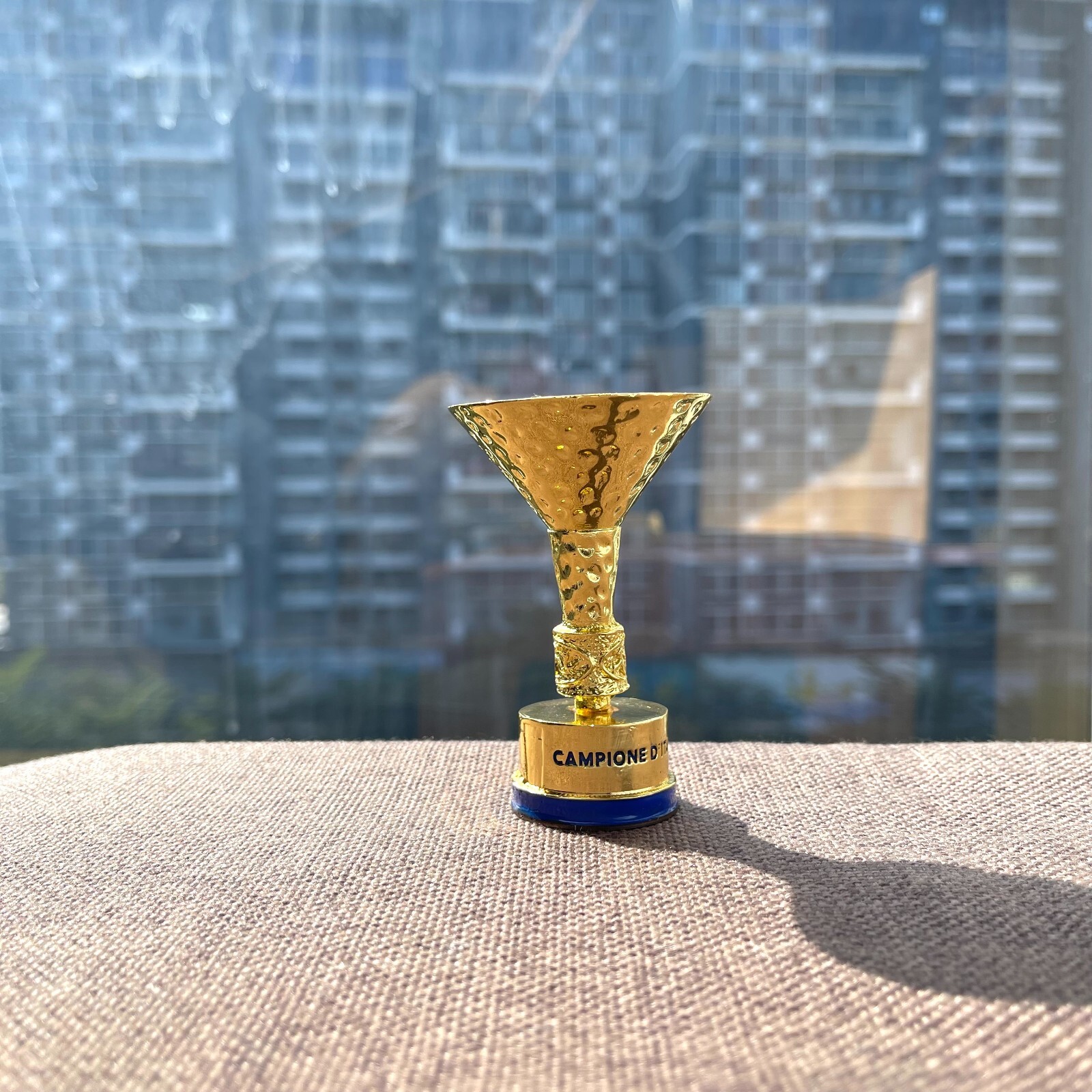 Italian Serie A The Scudetto Trophy Metal Replica Trophy 8cm Height