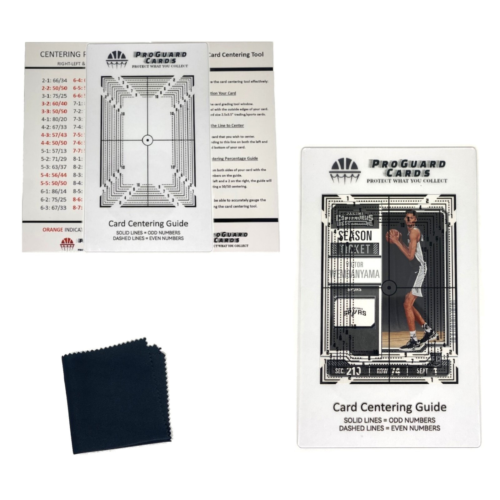 Grading Tool – Centering Tool Kit for Grading Sports Cards & Trading Cards