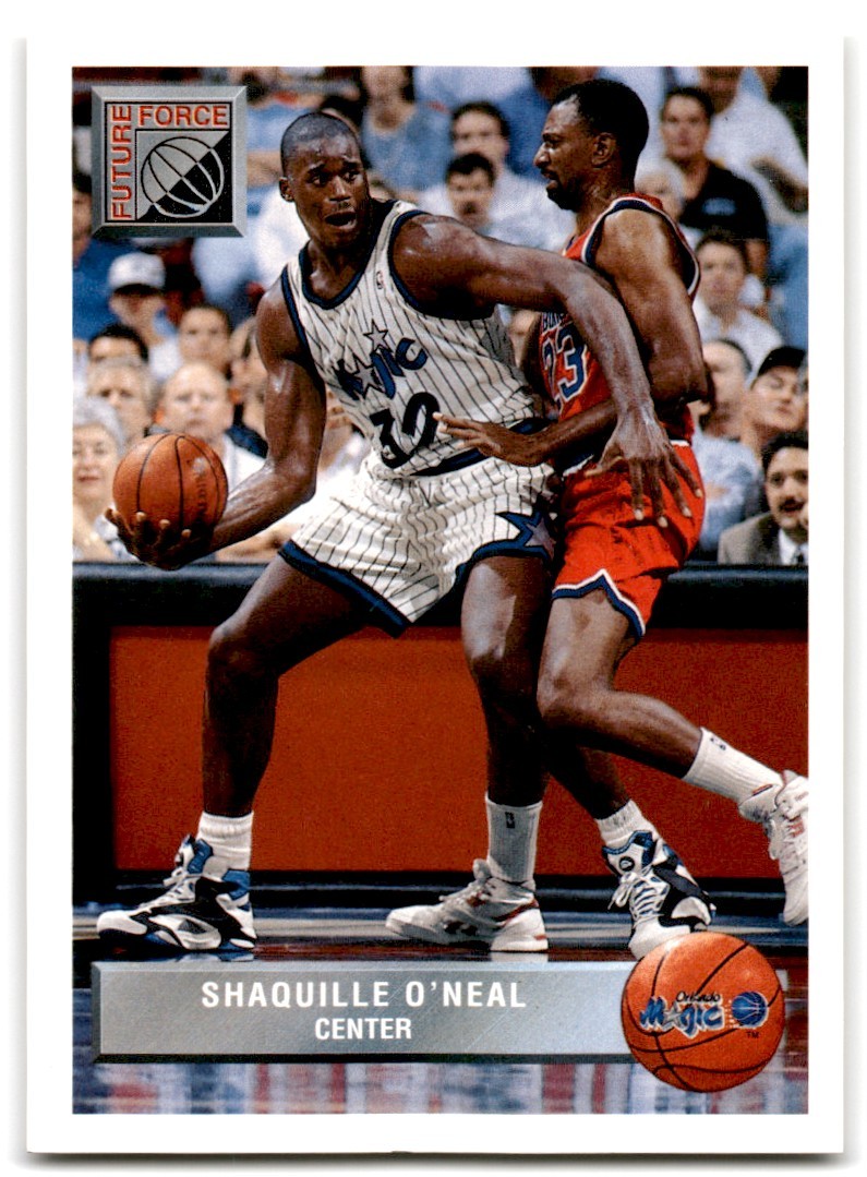1992-93 Upper Deck Future Force Shaquille O’Neal RC Orlando Magic #P43