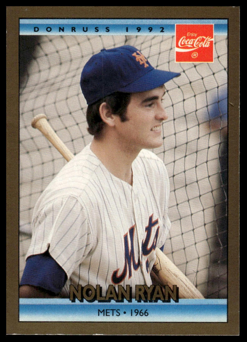 1992 Donruss Coca-Cola Nolan Ryan #1 Nolan Ryan